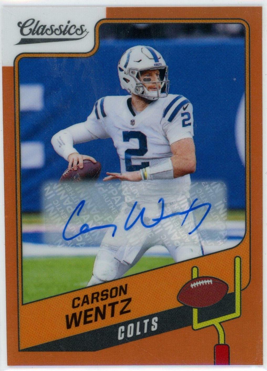 Carson Wentz [Premium Edition Significant Signature Orange] #8