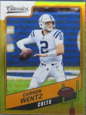 Carson Wentz [Premium Edition Timeless Tributes Gold] #8