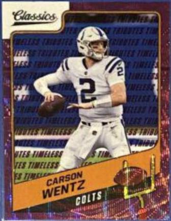 Carson Wentz [Timeless Tributes Purple] #8