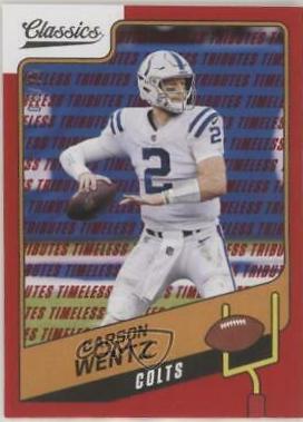 Carson Wentz [Timeless Tributes Red] #8