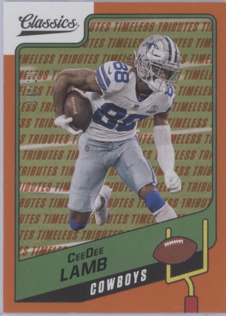 CeeDee Lamb [Premium Edition Timeless Tributes Orange] #52