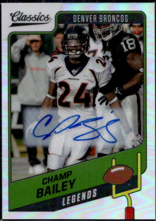 Champ Bailey [Premium Edition Significant Signature] #128