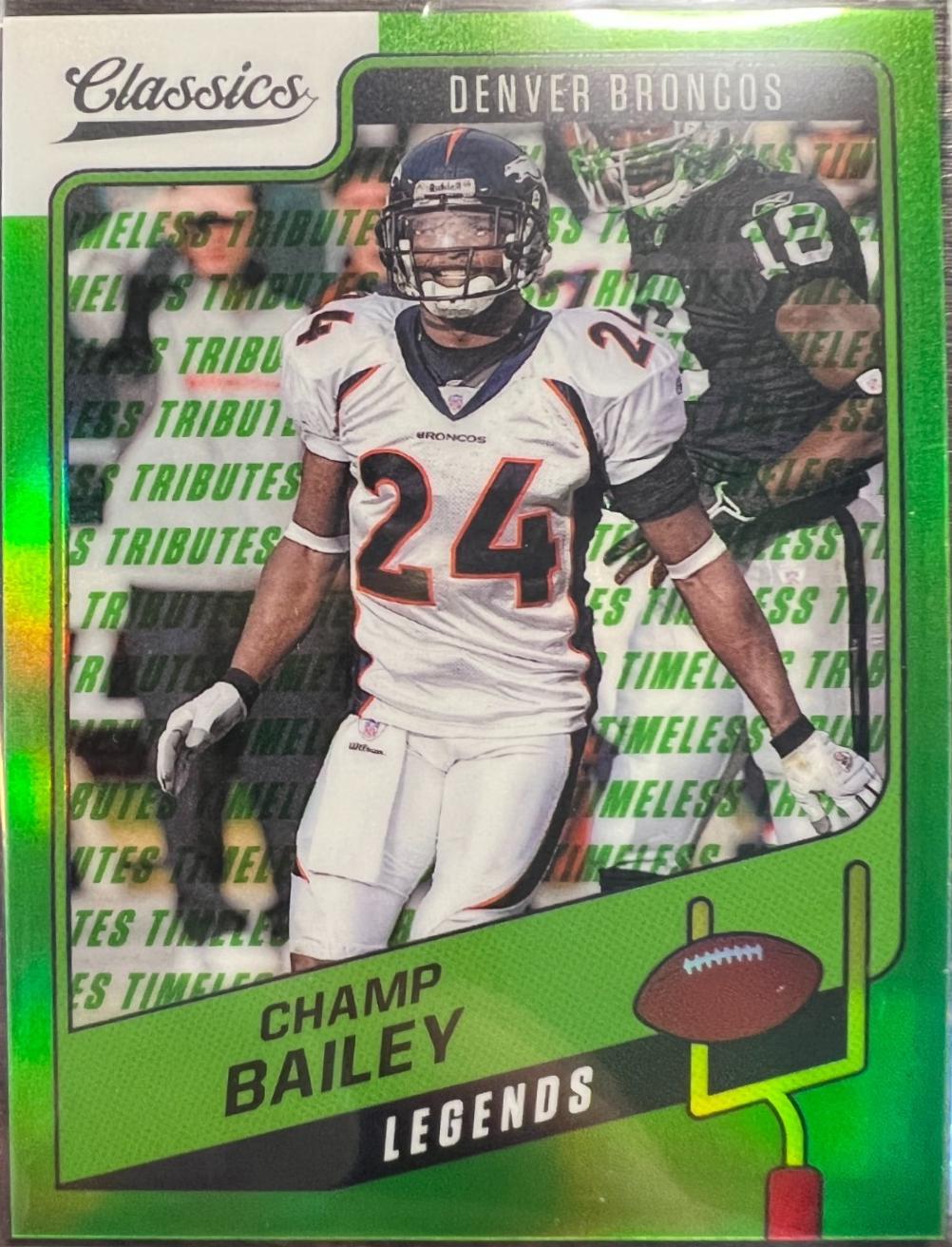 Champ Bailey [Premium Edition Timeless Tributes Green] #128