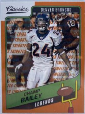 Champ Bailey [Timeless Tributes Orange] #128