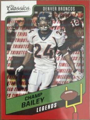 Champ Bailey [Timeless Tributes Red] #128