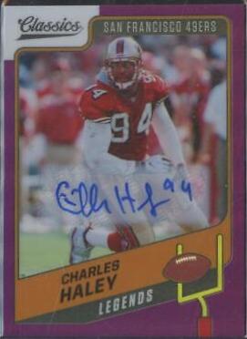 Charles Haley [Premium Edition Significant Signature Purple] #105