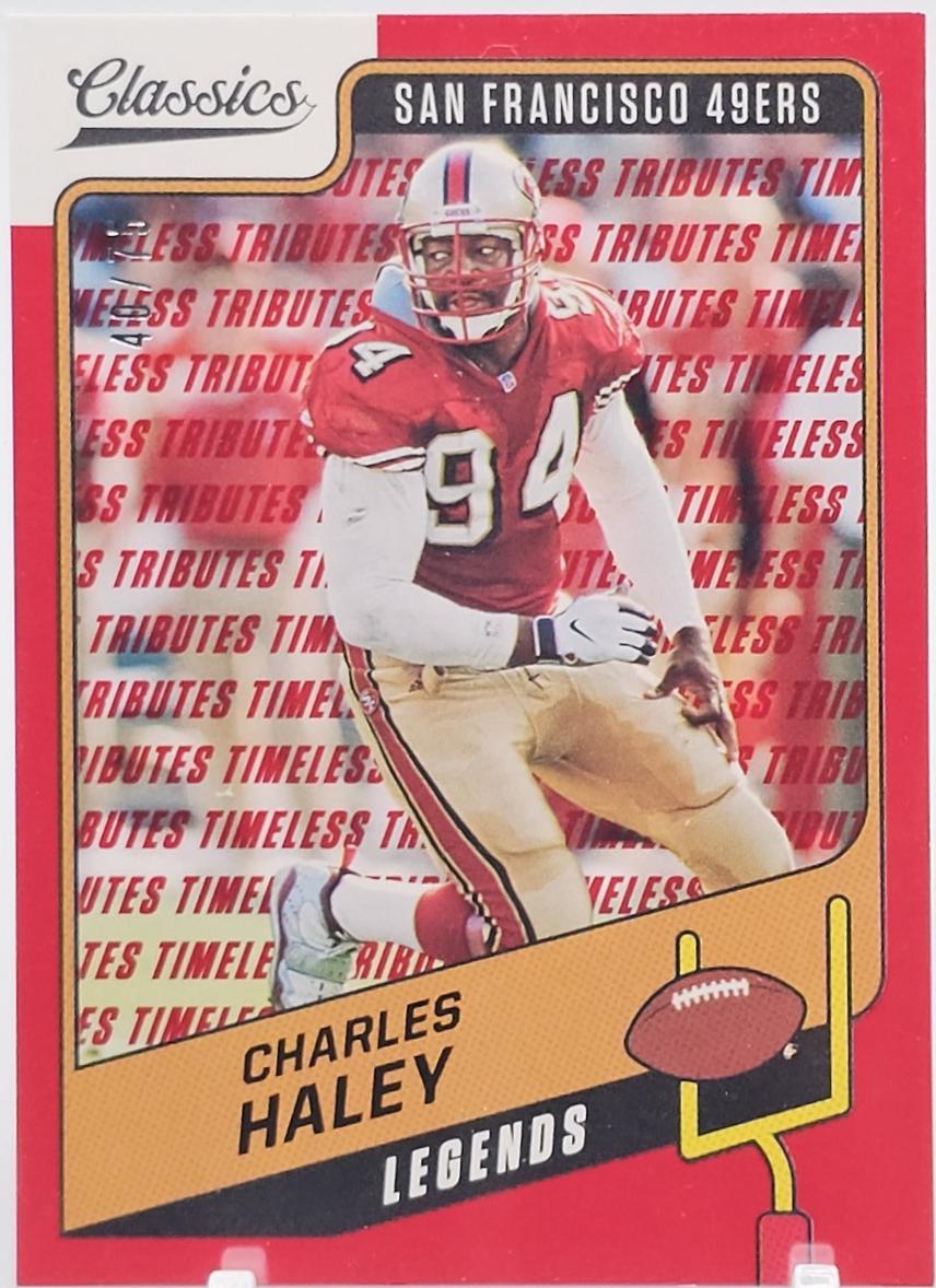 Charles Haley [Timeless Tributes Red] #105