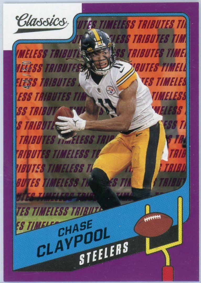 Chase Claypool [Timeless Tributes Purple] #36