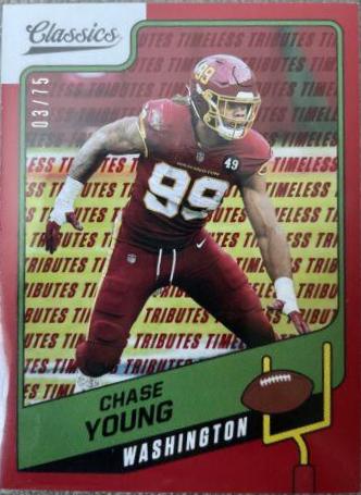 Chase Young [Timeless Tributes Red] #61