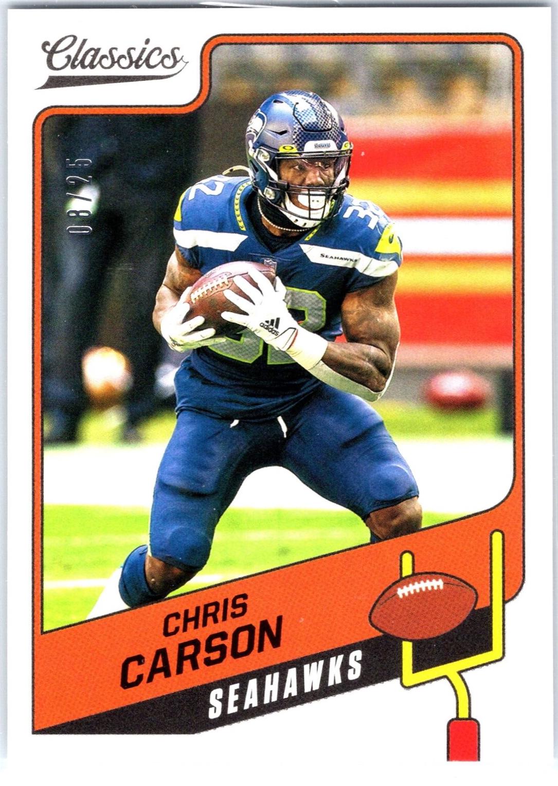 Chris Carson [Blank Back] #87