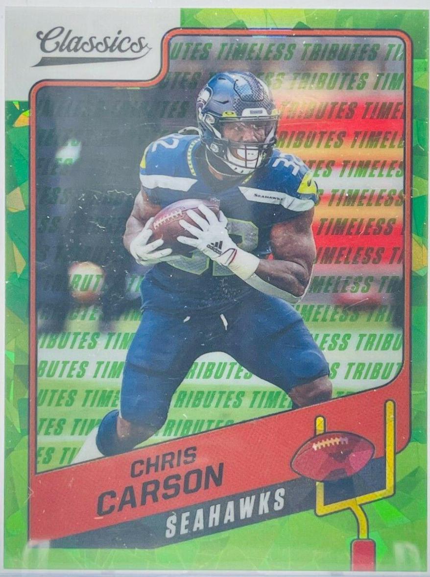 Chris Carson [Timeless Tributes Green] #87