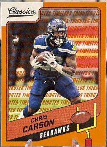 Chris Carson [Timeless Tributes Orange] #87