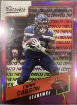Chris Carson [Timeless Tributes Purple] #87
