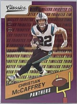 Christian McCaffrey [H2 Premium Edition Timeless Tributes Purple] #17