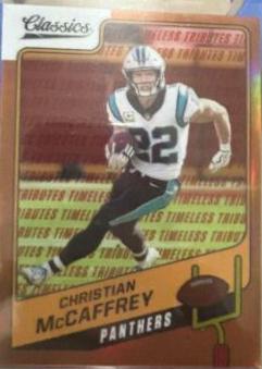 Christian McCaffrey [Premium Edition Timeless Tributes Orange] #17