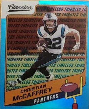 Christian McCaffrey [Timeless Tributes Blue] #17