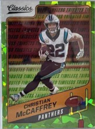 Christian McCaffrey [Timeless Tributes Green] #17
