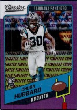 Chuba Hubbard [Premium Edition Timeless Tributes Purple] #175
