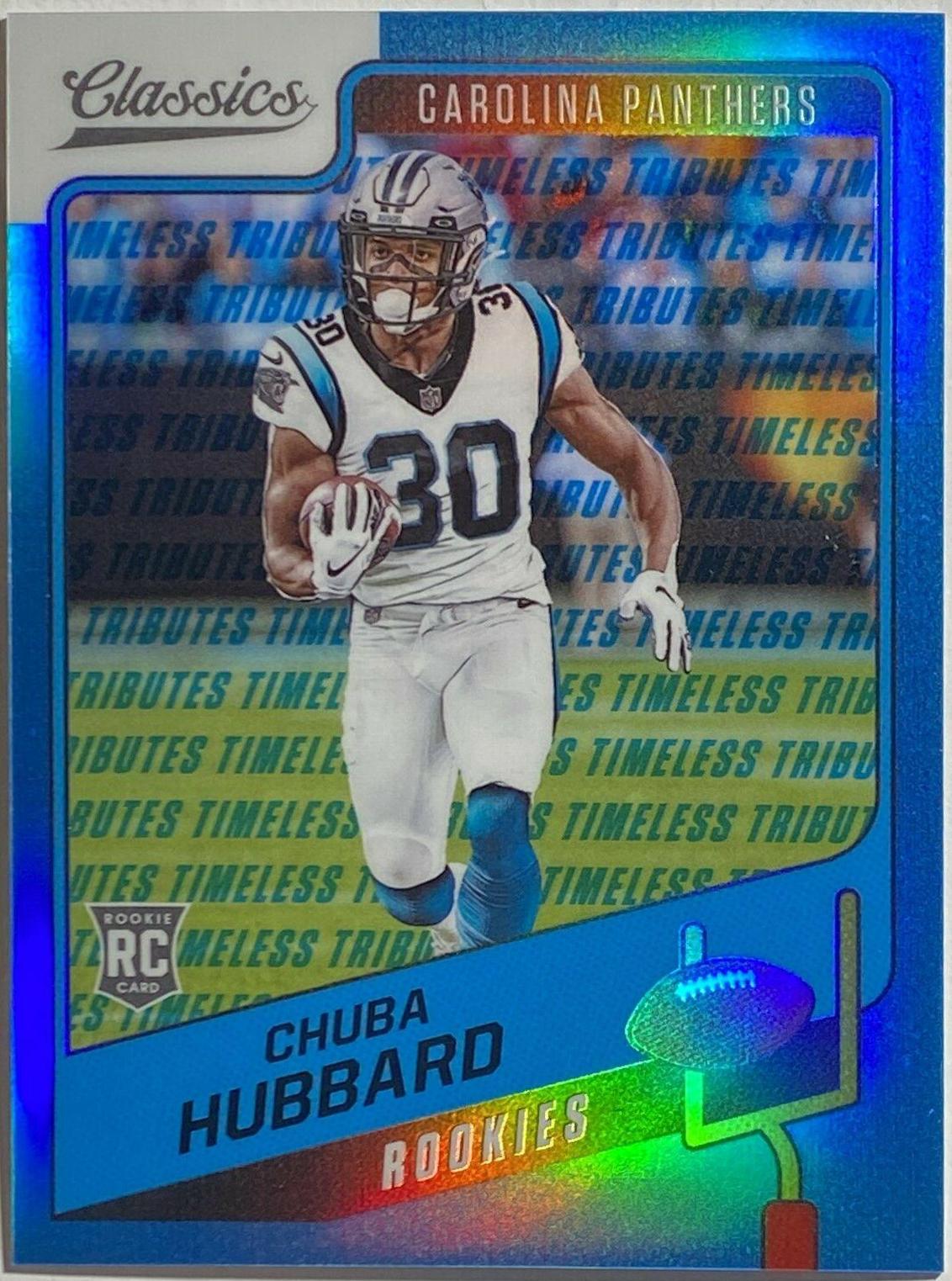 Chuba Hubbard [Timeless Tributes Blue] #175
