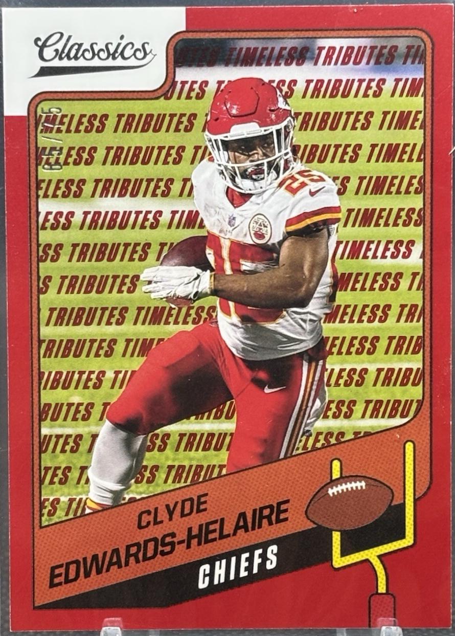 Clyde Edwards Helaire [Timeless Tributes Red] #94