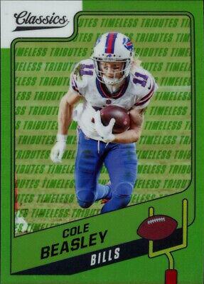 Cole Beasley [Premium Edition Timeless Tributes Green] #65