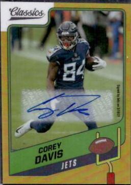 Corey Davis [Premium Edition Significant Signature Gold] #72