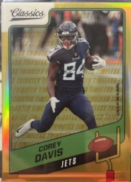 Corey Davis [Premium Edition Timeless Tributes Gold] #72