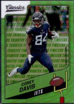 Corey Davis [Premium Edition Timeless Tributes Green] #72