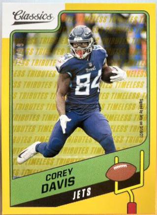 Corey Davis [Timeless Tributes Gold] #72