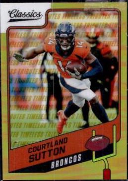 Courtland Sutton [Premium Edition Timeless Tributes Gold] #89