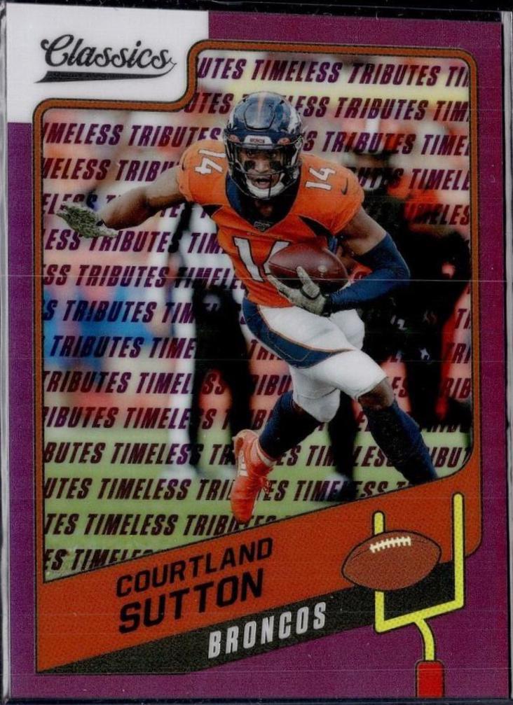 Courtland Sutton [Premium Edition Timeless Tributes Purple] #89