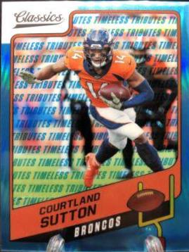 Courtland Sutton [Timeless Tributes Blue] #89