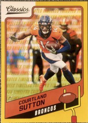 Courtland Sutton [Timeless Tributes Gold] #89