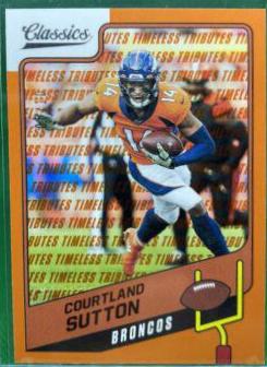Courtland Sutton [Timeless Tributes Orange] #89