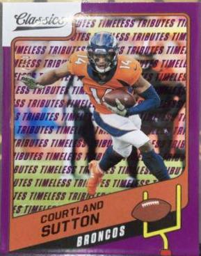 Courtland Sutton [Timeless Tributes Purple] #89