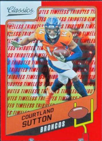 Courtland Sutton [Timeless Tributes Red] #89