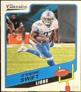 D'Andre Swift [Blue Back] #42