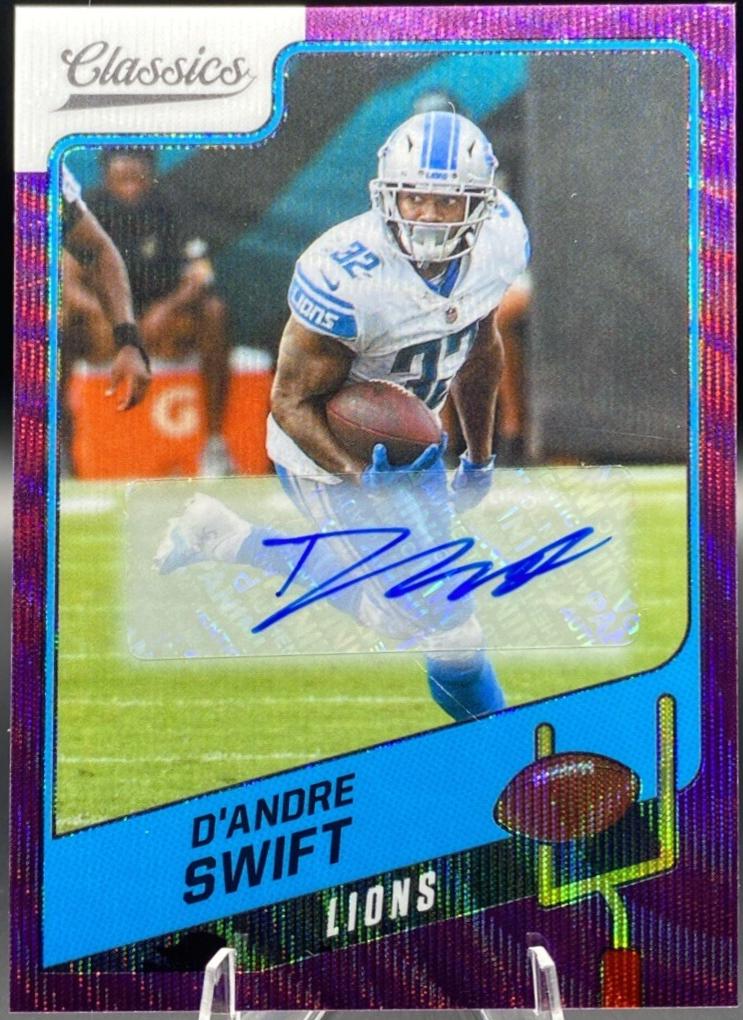 D'Andre Swift [Premium Edition Significant Signature H2 Purple] #42