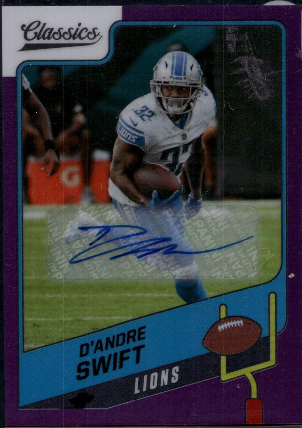 D'Andre Swift [Premium Edition Significant Signature Purple] #42