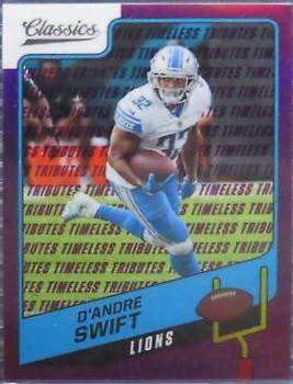 D'Andre Swift [Premium Edition Timeless Tributes Purple] #42