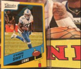 D'Andre Swift [Timeless Tributes Gold] #42