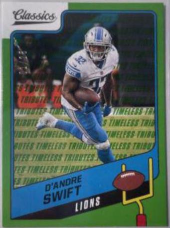 D'Andre Swift [Timeless Tributes Green] #42