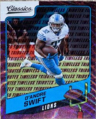 D'Andre Swift [Timeless Tributes Purple] #42