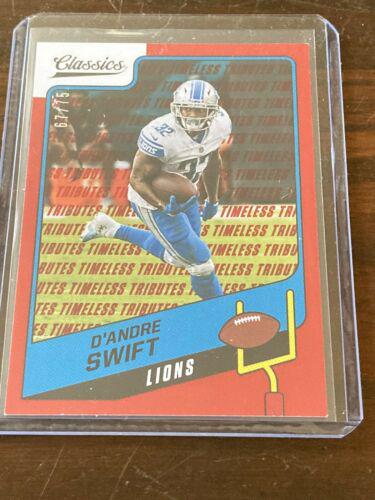 D'Andre Swift [Timeless Tributes Red] #42