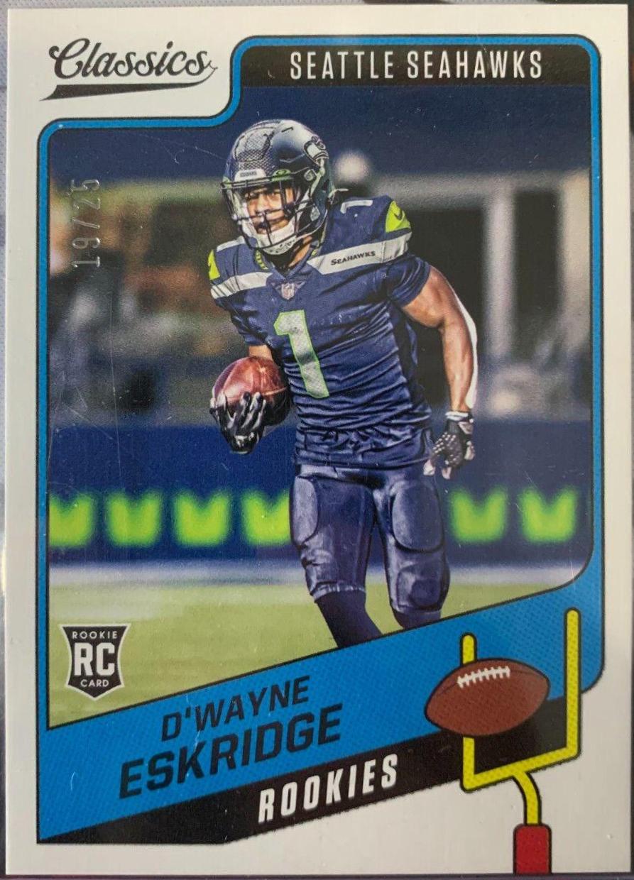 D'Wayne Eskridge [Blank Back] #169