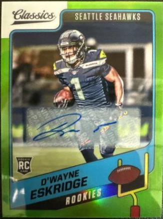 D'Wayne Eskridge [Premium Edition Significant Signature Green] #169