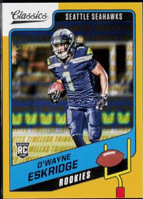 D'Wayne Eskridge [Timeless Tributes Gold] #169