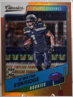 D'Wayne Eskridge [Timeless Tributes Orange] #169