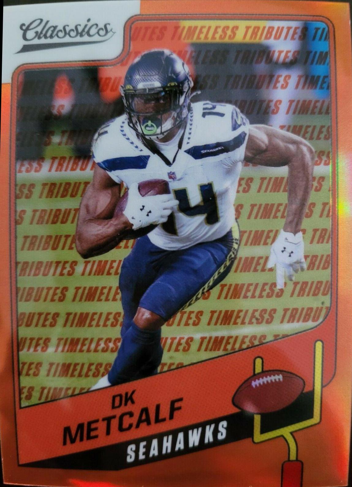 DK Metcalf [Timeless Tributes Orange] #86