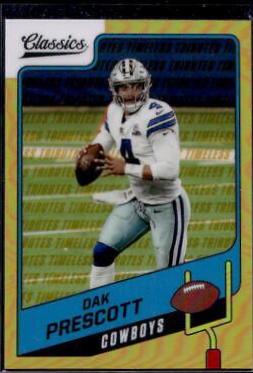 Dak Prescott [Premium Edition Timeless Tributes Gold] #50